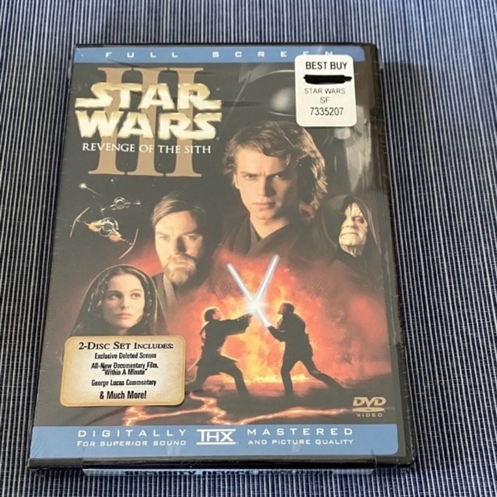 New Star Wars Episode III Revenge of the Sith DVD